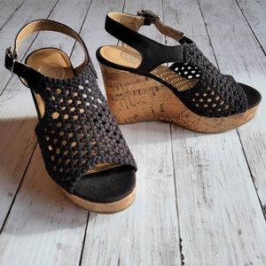 SO ladies slingback wedge